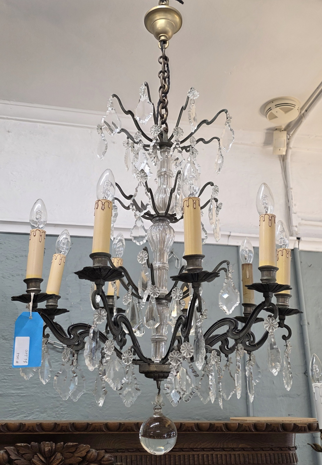 A fine Parisian Crystal Chandelier